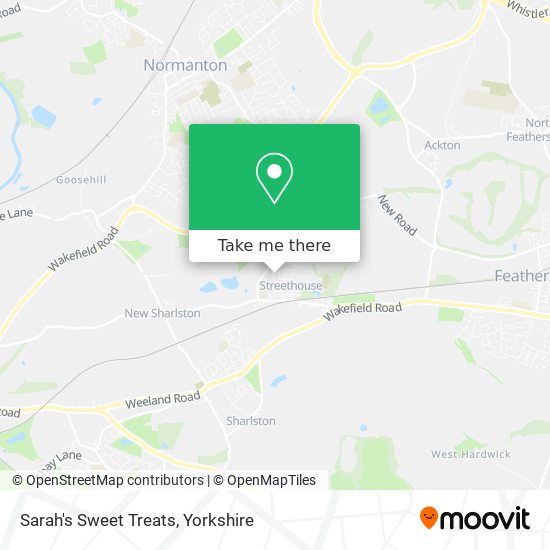Sarah's Sweet Treats map