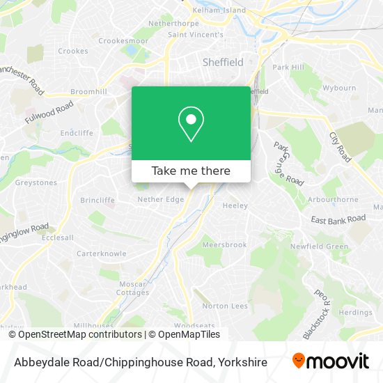 Abbeydale Road / Chippinghouse Road map