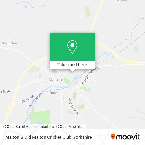 Malton & Old Malton Cricket Club map