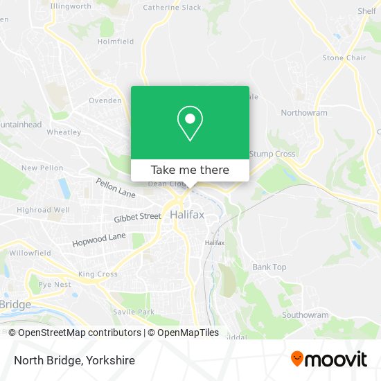 North Bridge map