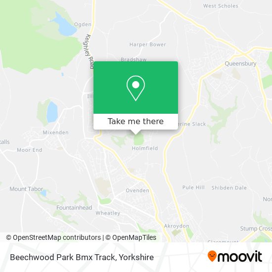 Beechwood Park Bmx Track map