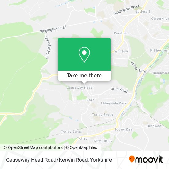 Causeway Head Road/Kerwin Road map