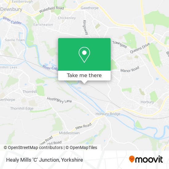 Healy Mills 'C' Junction map