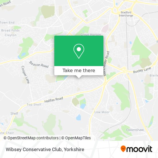 Wibsey Conservative Club map