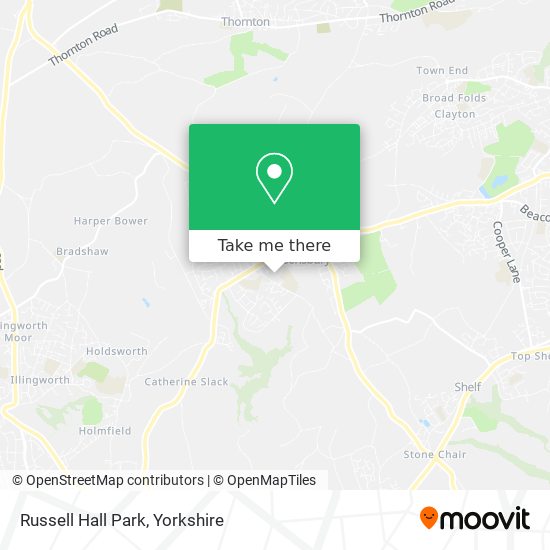 Russell Hall Park map