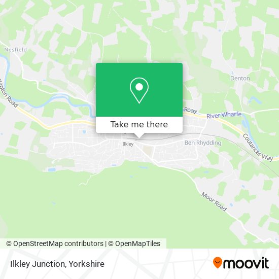 Ilkley Junction map