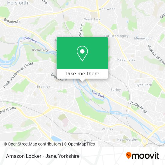 Amazon Locker - Jane map