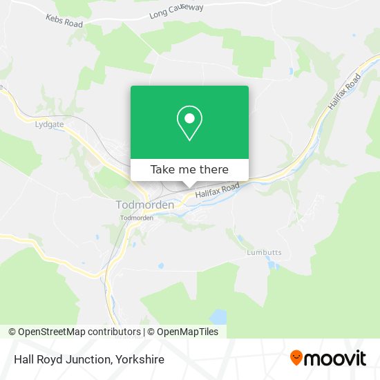 Hall Royd Junction map