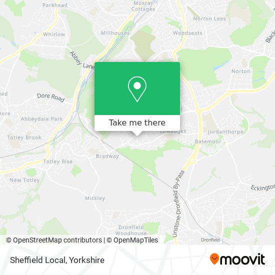 Sheffield Local map