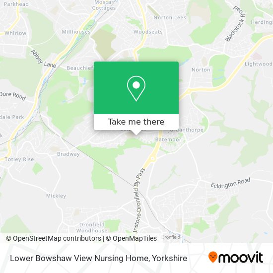 Lower Bowshaw View Nursing Home map