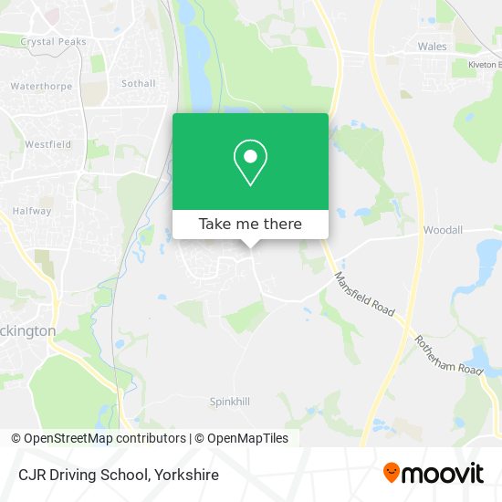CJR Driving School map