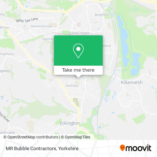 MR Bubble Contractors map