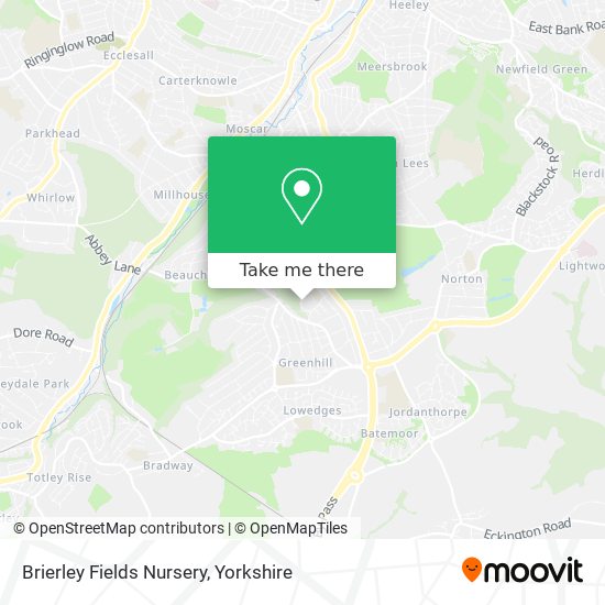 Brierley Fields Nursery map