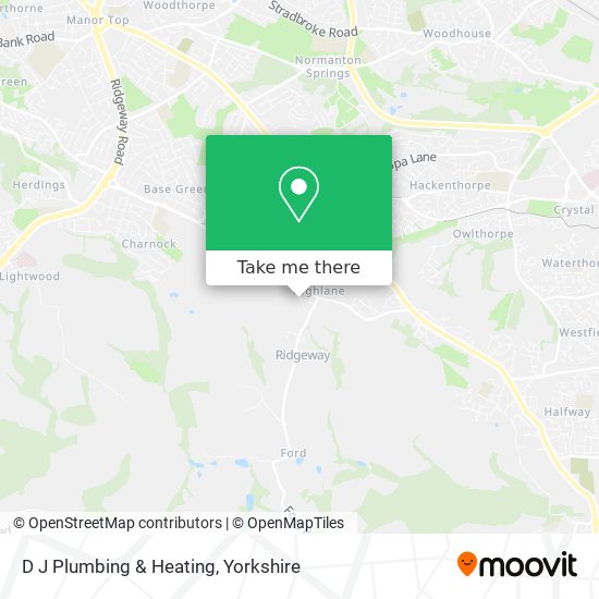 D J Plumbing & Heating map