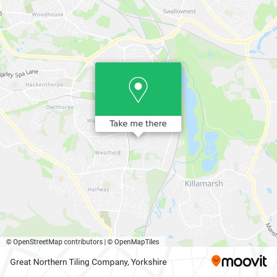 Great Northern Tiling Company map