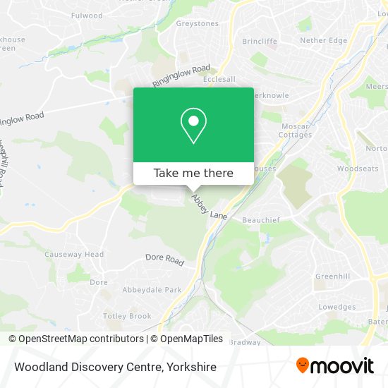Woodland Discovery Centre map