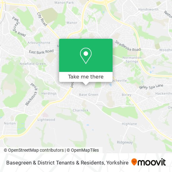 Basegreen & District Tenants & Residents map