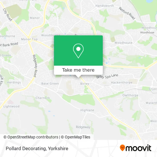 Pollard Decorating map