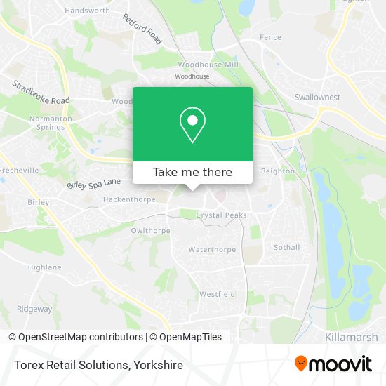 Torex Retail Solutions map