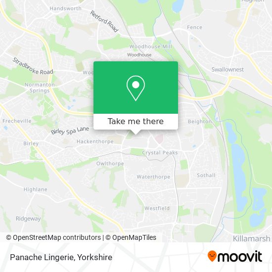 Panache Lingerie map
