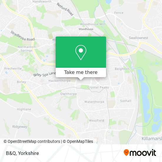 B&Q map