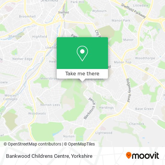 Bankwood Childrens Centre map