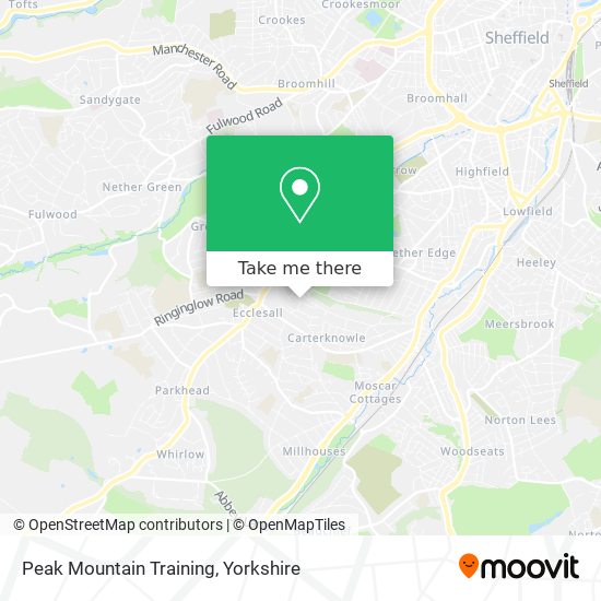 Peak Mountain Training map