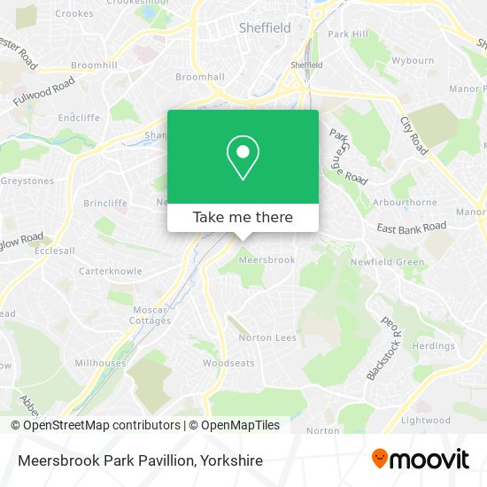 Meersbrook Park Pavillion map