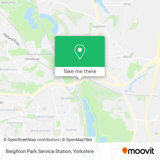 Beighton Park Service Station map