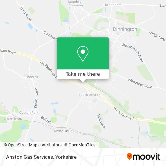 Anston Gas Services map