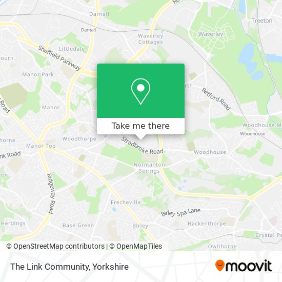The Link Community map