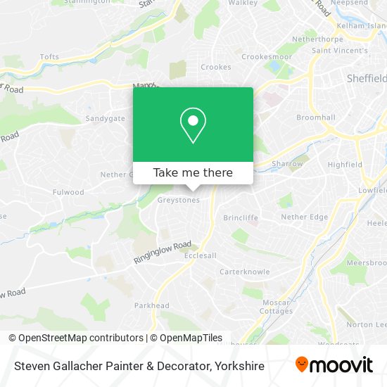 Steven Gallacher Painter & Decorator map
