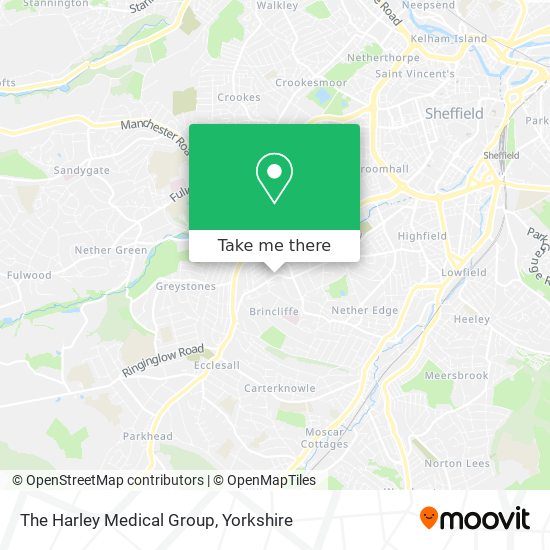 The Harley Medical Group map