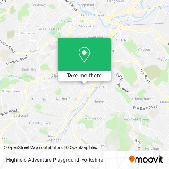 Highfield Adventure Playground map
