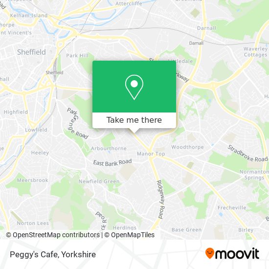 Peggy's Cafe map
