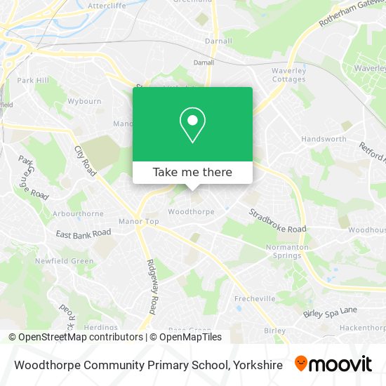 Woodthorpe Community Primary School map