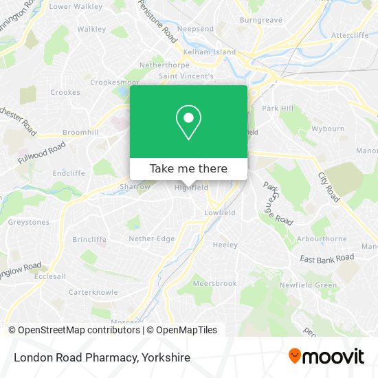London Road Pharmacy map