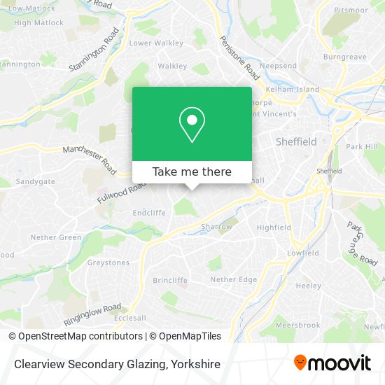 Clearview Secondary Glazing map