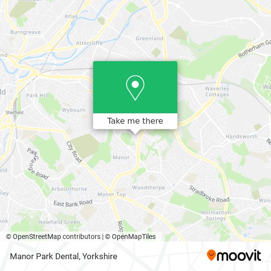 Manor Park Dental map