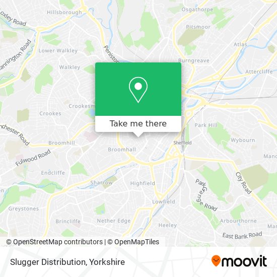 Slugger Distribution map