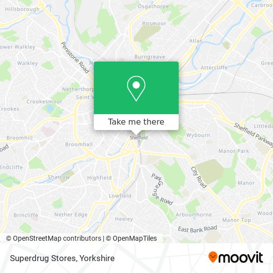 Superdrug Stores map