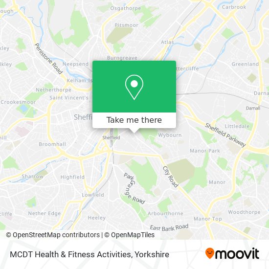 MCDT Health & Fitness Activities map