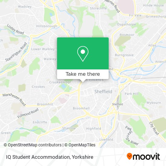 IQ Student Accommodation map