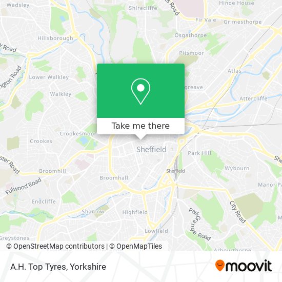 A.H. Top Tyres map