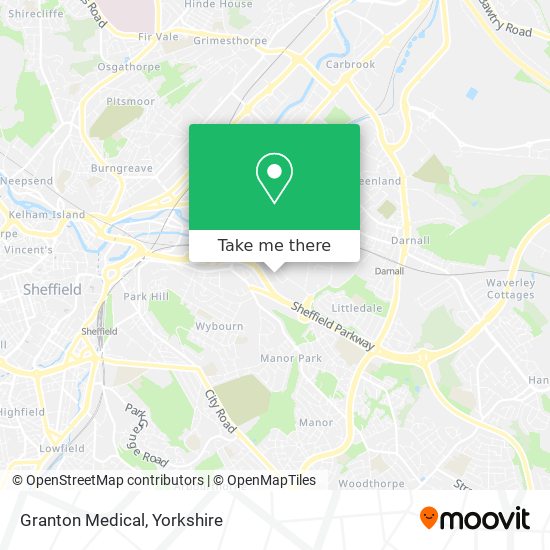 Granton Medical map