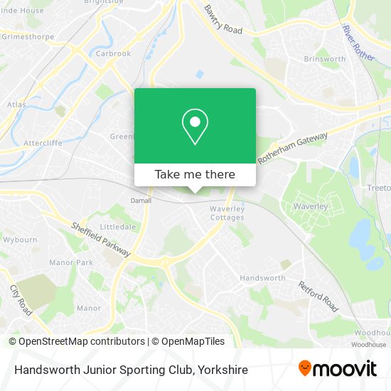 Handsworth Junior Sporting Club map