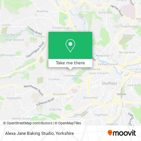 Alexa Jane Baking Studio map