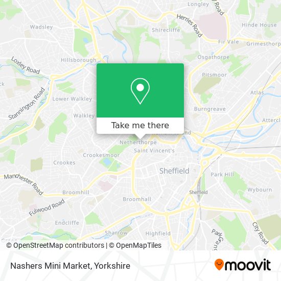 Nashers Mini Market map