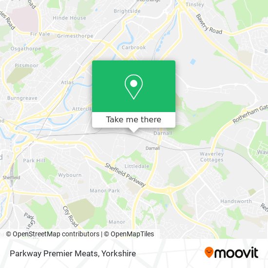 Parkway Premier Meats map