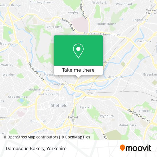 Damascus Bakery map